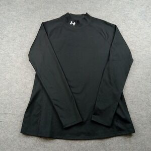 Under Armour Top Women XL Shirt ColdGear Fitted Long Sleeve Mock Top 1238261